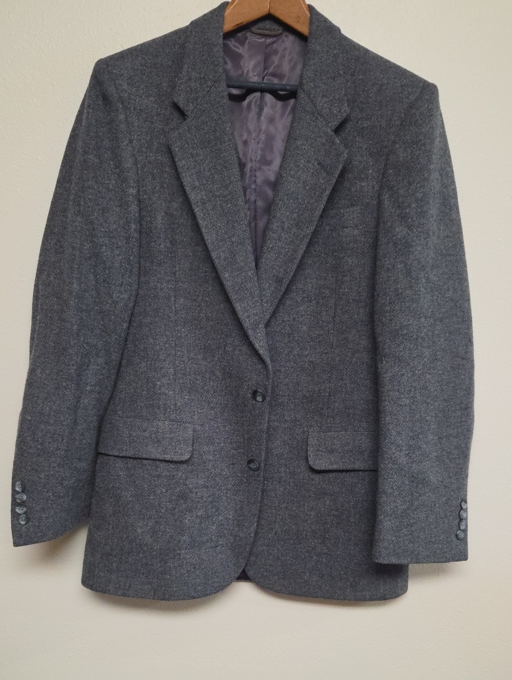 Dior Men's Dark Gray Wool Sport Coat Blazer